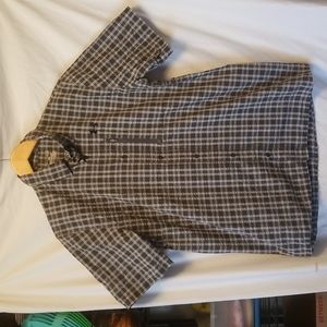 Mens Under Armour Buttonfront SS Shirt Size Medium